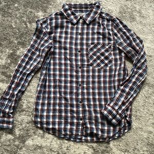 Forever21  Plaid Blouse - Size: XS. Used but GOOD condition